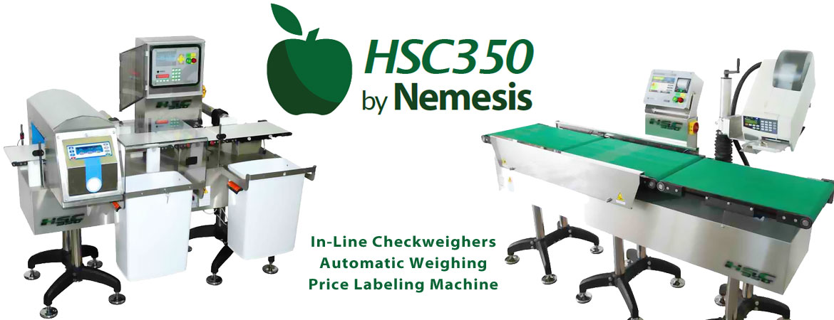 Philippines Distributor for NEMESIS Italy - HSC350 by Nemesis Inline Checkweighers, Automatic Weighing, Price Labeling Machines.